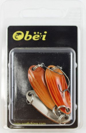 Блесна-колебалка Osprey Obei (3шт, 4.8гр, 40мм, ginger)