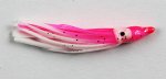 Октопус 2,5&quot; UV (1шт, 6.5см,бело-розовый, блестки)