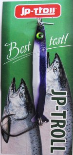 Блесна Jp-Troll Coho Killer №030 Violet/White Glow