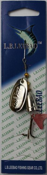 Блесна-вертушка L.B. Leebao №3 (11гр, Silver)