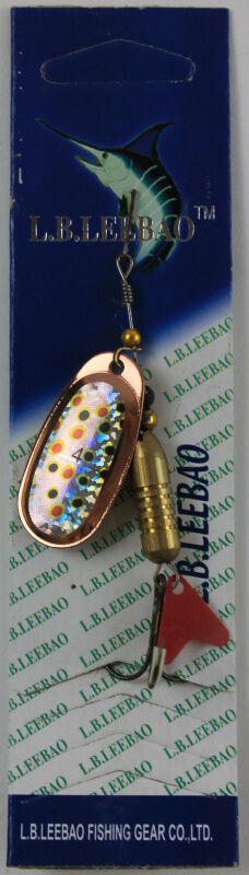Блесна-вертушка L.B. Leebao №4 (17гр, Copper Trout)