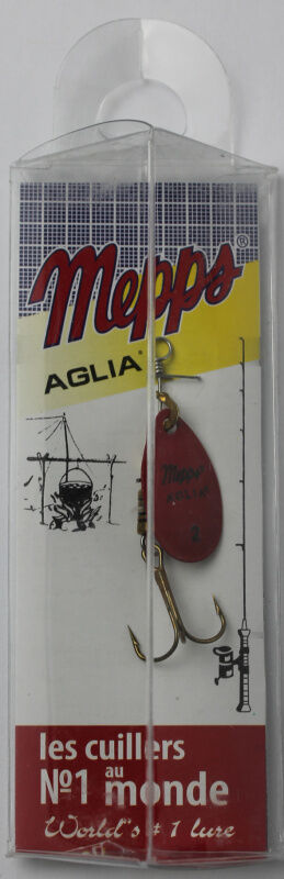 Блесна-вертушка Mepps Aglia №2 (красная)
