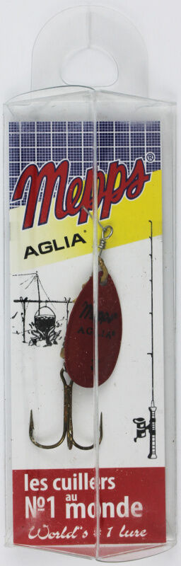Блесна-вертушка Mepps Aglia №3 (красная)