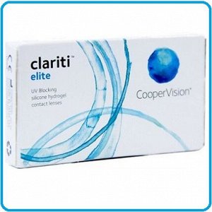 1-мес контактные линзы Clariti elite (6 линз)