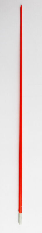 Кончик для зимней удочки (стеклопластик, 33.5смх5-2мм, красный, жесткий)