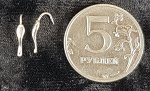Блесна Махалочная Капля плоская P (14мм, серебро)