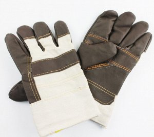 Перчатки кожаные Спец (комбинированные, утепленные)