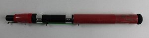 Удочка зимняя JpFishing (ручка ассорти, 3 кольца, кончик стеклопластик зеленый 33,5см)