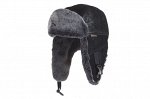 Шапка ушанка Huntsman Енисей (58-60р, цв. Черный, тк. Искусственная замша)