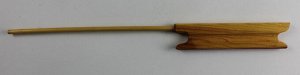 Удочка зимняя №4 JpFishing (деревянная, поролон, кончик бамбук, ручка:17см, дырка 6.8 мм)