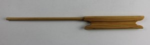 Удочка зимняя №4 JpFishing (деревянная, ручка:17см, 8мм, вставка неопреновая)