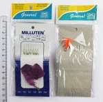 Самодур №1 Milluten (1.5-3, 5см, 20см, 7 крючков желтые, груз капля, сиреневый мобискин)