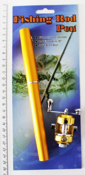 Набор для зимней рыбалки Fishing rod pen (махалка 97см + катушка)