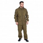 Костюм летний Huntsman Егерь (р.60-62/188, цв.Хаки, тк.Палатка, 100% хлопок)