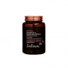 Farm Stay Salmon Oil & Peptide Vital Ampoule - Многофункциональная ампульная сыворотка с маслом лосося и пептидами 250мл