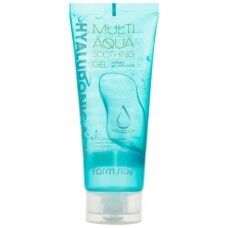 Farm Stay Hyaluronic Acid Multi Aqua Soothing Gel - Многофункциональный успокаивающий гель с гиалуроновой кислотой 200мл