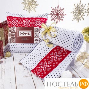 Набор  DOME  "Kappe" из пледа 150*200 и декоративной подушки 45*45 Скандинавия 2