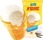 Вафельный стакан &quot;Лидер вкуса&quot; ванильное 5% ЗМЖ 70гр 24 шт 1,68 кг