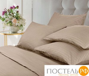 Комплект постельного белья "Verossa" Stripe 1,5СП Bronze КПБ VRT 1587 70079 ST13 23 (Чемодан ПВХ)