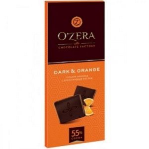 Шоколад O'Zera Dark & Orange 55% 90г