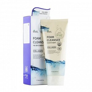 «Ekel» Collagen Foam Cleanser Пенка для умывания с коллагеном, 180 мл