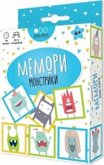Настольная карточная игра &quot;Мемори. Монстрики&quot;