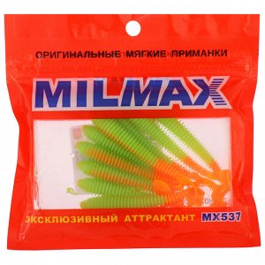Приманка силиконовая Milmax «Пескарь 2,5» №014 съедобная, 9 шт.