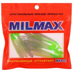 Приманка силиконовая Milmax «Пескарь 2,5» №017 съедобная, 9 шт.