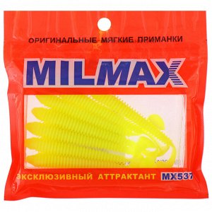 Приманка силиконовая Milmax «Пескарь 3» №004 съедобная, 7 шт.