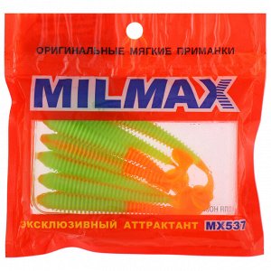 Приманка силиконовая Milmax «Пескарь 3» №014 съедобная, 7 шт.