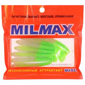 Приманка силиконовая Milmax «Пескарь 3» №017 съедобная, 7 шт.