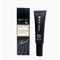 Farm Stay Black Snail Premium Eye Cream - Крем для кожи вокруг глаз с муцином улитки 50мл
