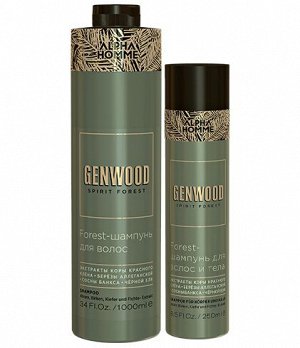 Forest-шампунь для волос и тела GENWOOD, 50 мл