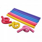 С BERIOTTI Папильотки 10 шт, 25x1,5см, пластик, резина,  ТА-014