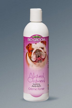 Bio-Groom Natural Oatmeal Creme Rinse успокаивающий кондиционер против зуда и раздражений 355 мл