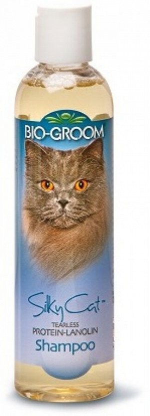 Bio-Groom Silky Cat Shampoo кондиционирующий шампунь для кошек с протеином и ланолином 237 мл
