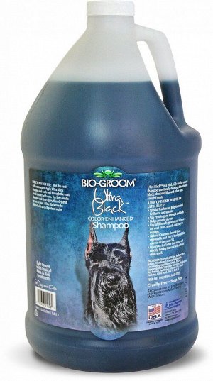 Bio-Groom Ultra Black шампунь-ополаскиватель для собак темного окраса 3,8 л