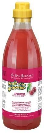 ISB Fruit of the Groomer Black Cherry Шампунь для короткой шерсти с протеинами шелка 1 л