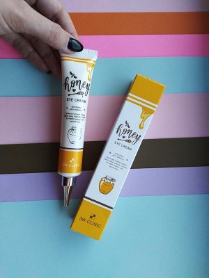 3W Clinic Honey Eye Cream Питательный крем для кожи вокруг глаз с экстрактом меда и прополиса, 40 мл