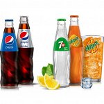 Вода и напитки: pepsi, mirinda, 7up, аква минерале и т. д