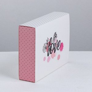 Коробка для сладостей «Love», 20 ? 15 ? 5 см