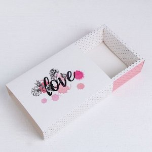Коробка для сладостей Love, 20 ? 15 ? 5 см