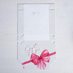 Коробка складная Gift for you, 14 ? 14 ? 3,5 см