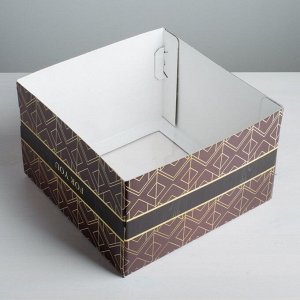 Коробка для торта For you, 30 х 30 х 19 см