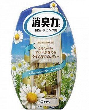 Жидкий освежитель воздуха для комнаты "SHOSHU RIKI" (с умиротворяющим ароматом ромашки) 400 мл / 18