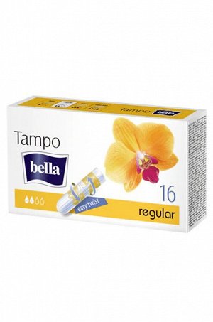 Bella, Тампоны без аппликатора bella tampo regular 16 шт. Bella