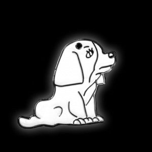 Светоотражающий элемент «Собака», 5,5 * 5 см, цвет МИКС