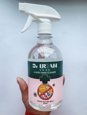 Dr. Urban V-Zero Hand Cleanser Дезинфицирующий спрей для рук, 500 мл