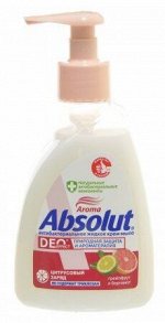 Жидкое мыло Absolut AROMA Deo effect Грейпфрукт и бергамот 250гр диспенс /15/ 5169