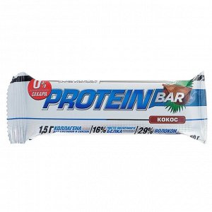 Батончик Protein Bar кокос, тёмная глазурь, 50 г